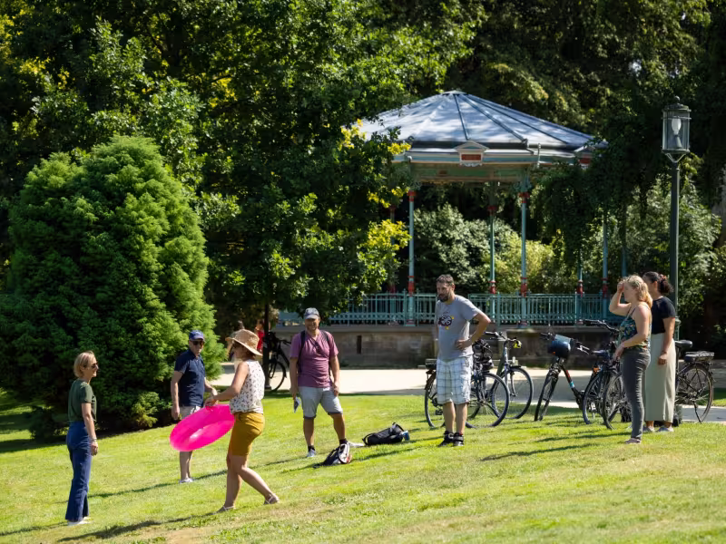Jardin du parc à Vitré