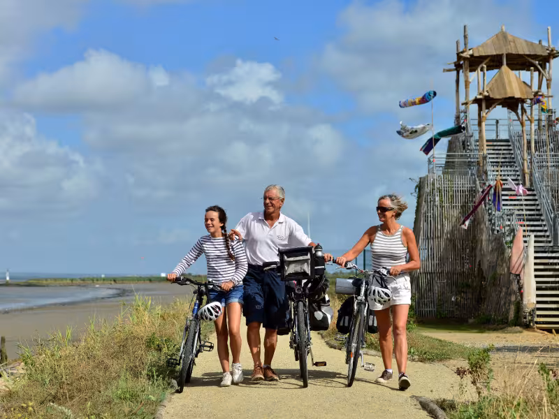 Le Jardin étoilé à Paimboeuf - La Loire à vélo & La Vélodyssée