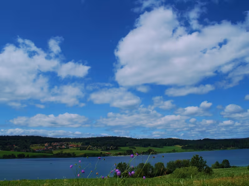 Vue sur le lac Saint Point