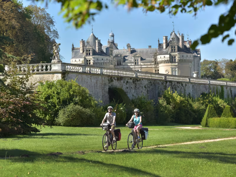 Le Château du Lude - Loir Valley auf dem Fahrrad