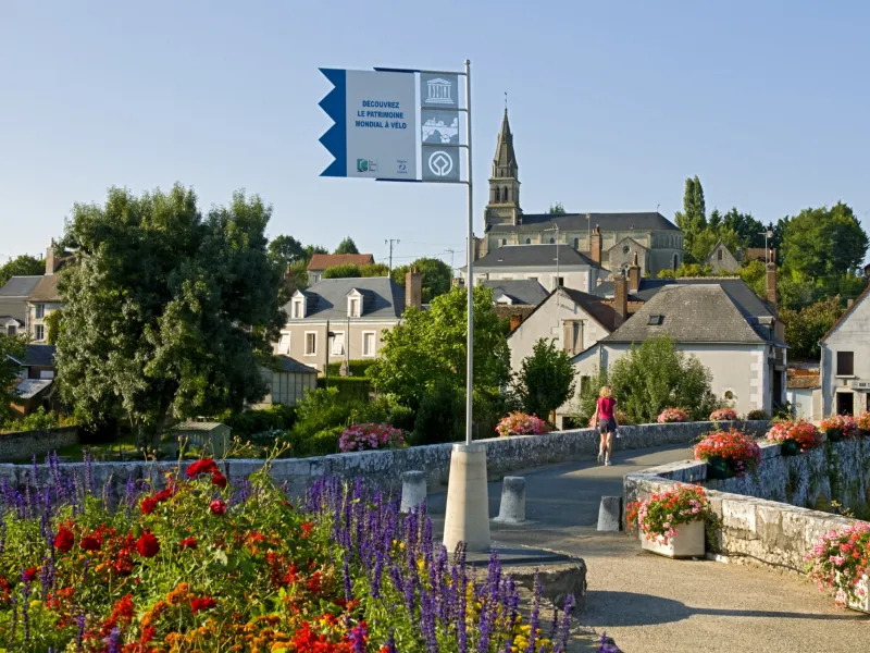 La Loire à Vélo à Candé sur Beuvron