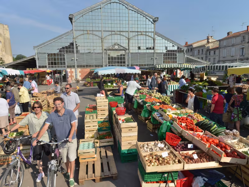 Marché de Niort - La Vélo Francette