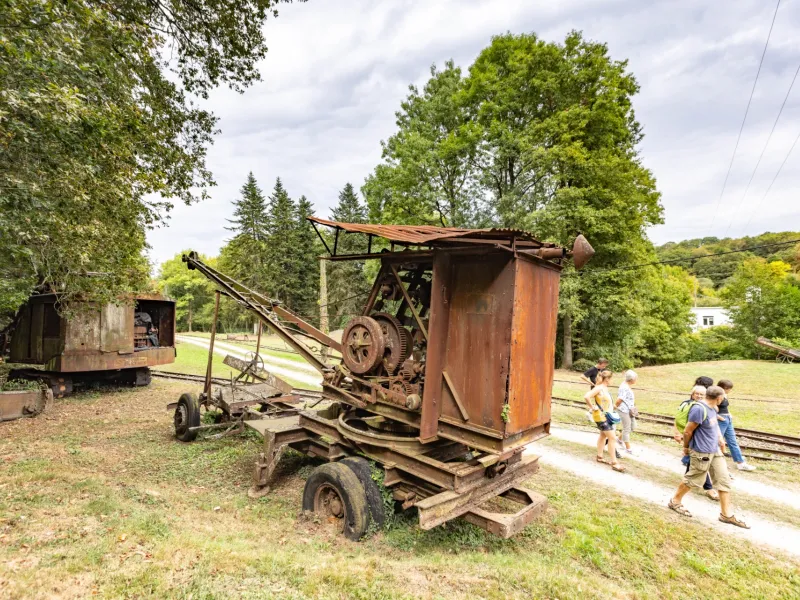 Randonneurs aux mines de la Brutz