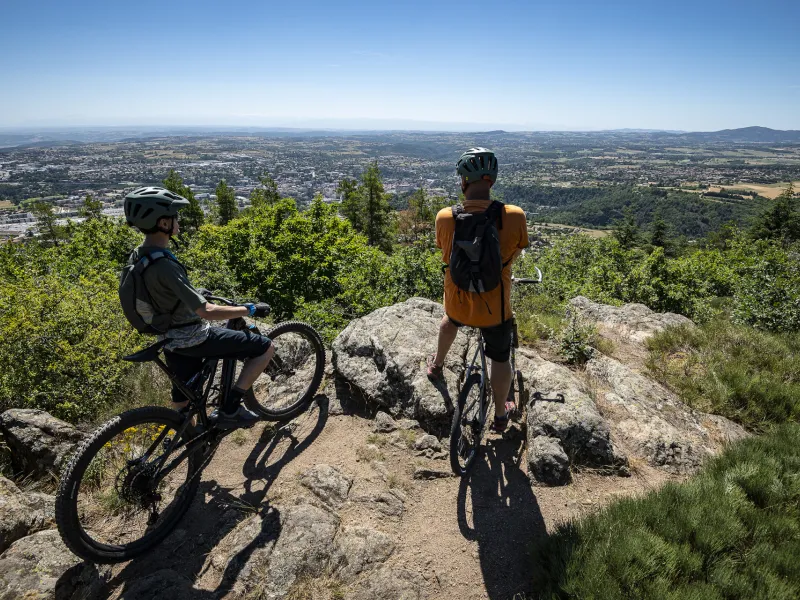 Vue d'Annonay depuis Montmiandon