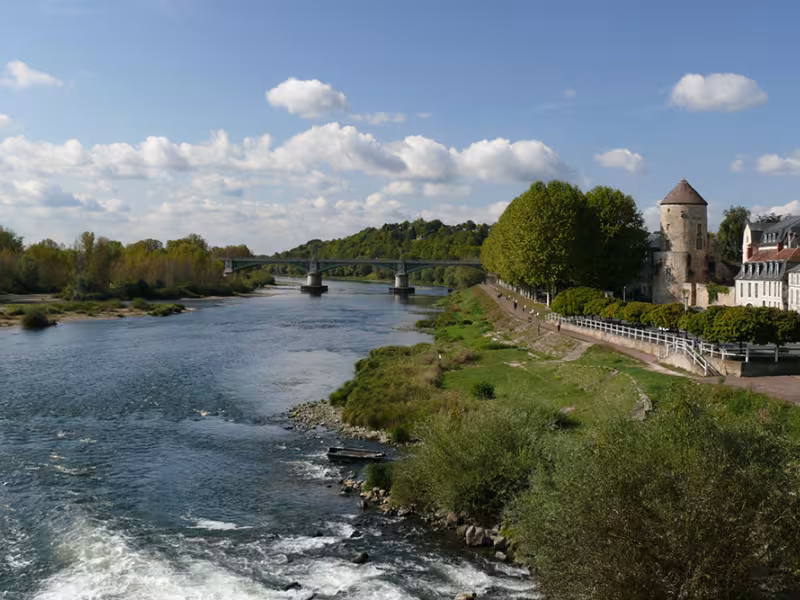 Vue de la Loire - Nevers - EuroVelo 6