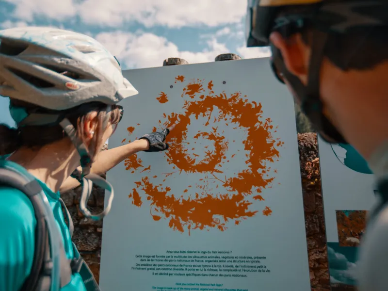 Entrée dans le parc des Cévennes