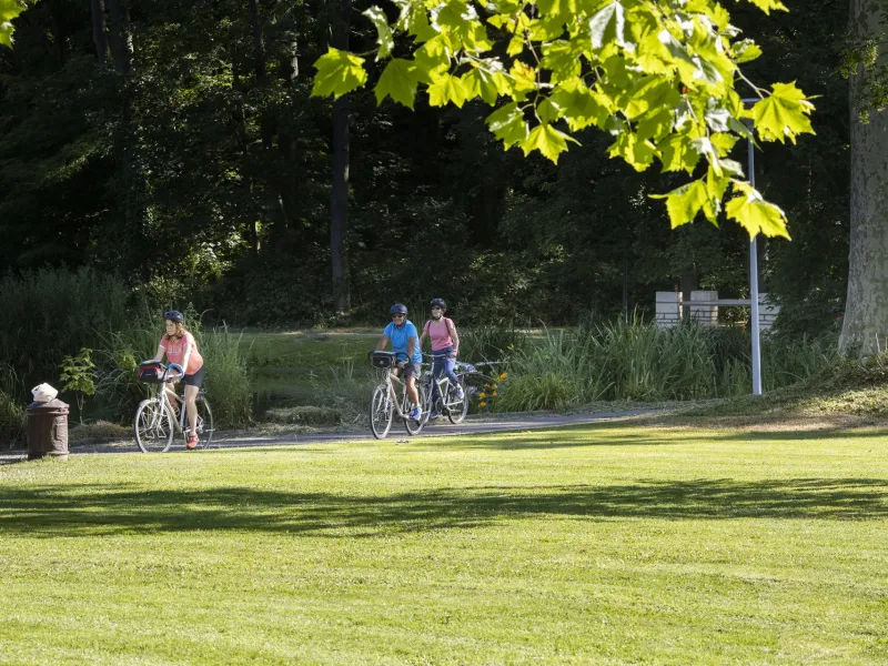 Balade à vélo dans les parcs et jardins du Havre