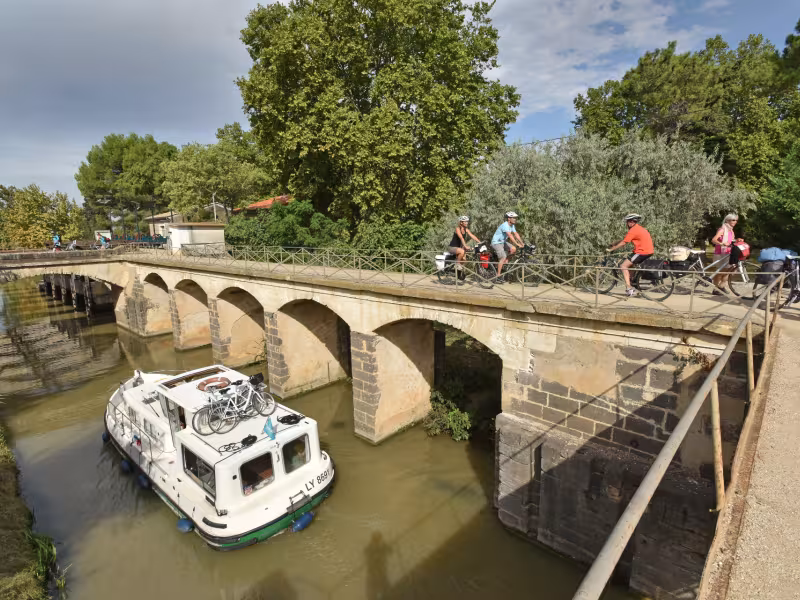 L'écluse du Libron sur le canal du Midi