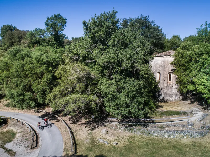 Petites routes sur le Luberon à vélo
