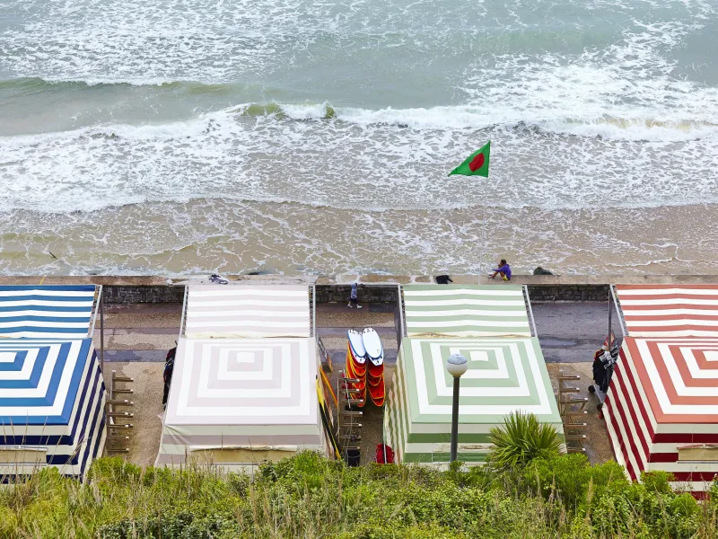 Surf sur la plage de Biarritz