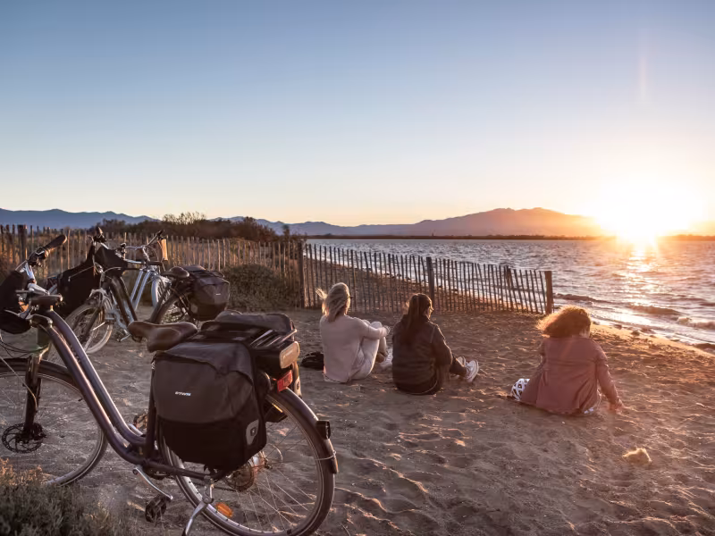 Pause sur la plage de Canet-en-Roussillon