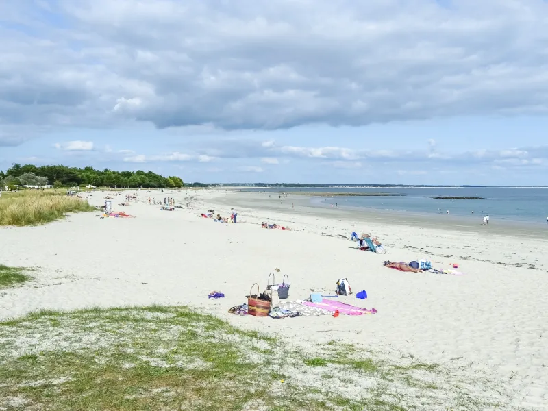 La plage de l'île Tudy