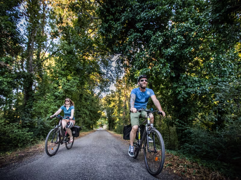 Route à vélo du domaine de Saint-Ferreols