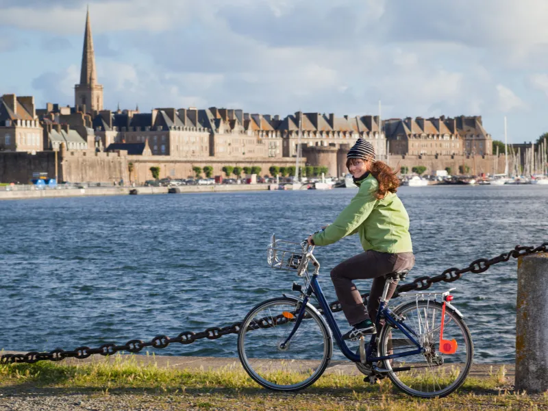 Saint-Malo à vélo - Voie 2 et 3 en Bretagne