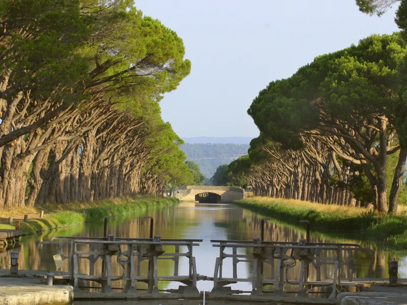 Le Canal de Jonction à Sallèles d'Aude