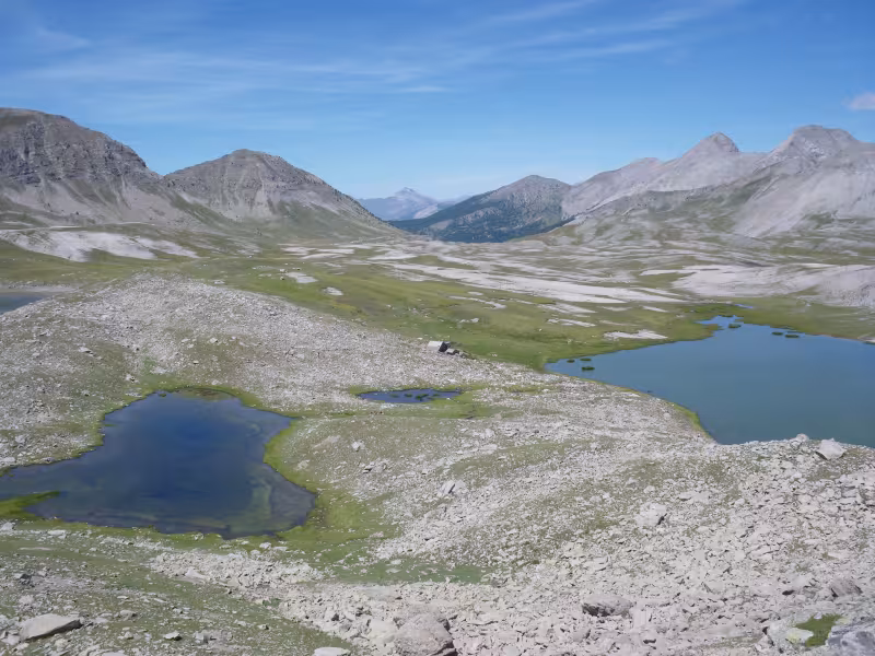 Lacs de haute montagne sur la TransVerdon VTT