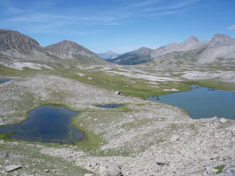 Lacs de haute montagne sur la TransVerdon VTT