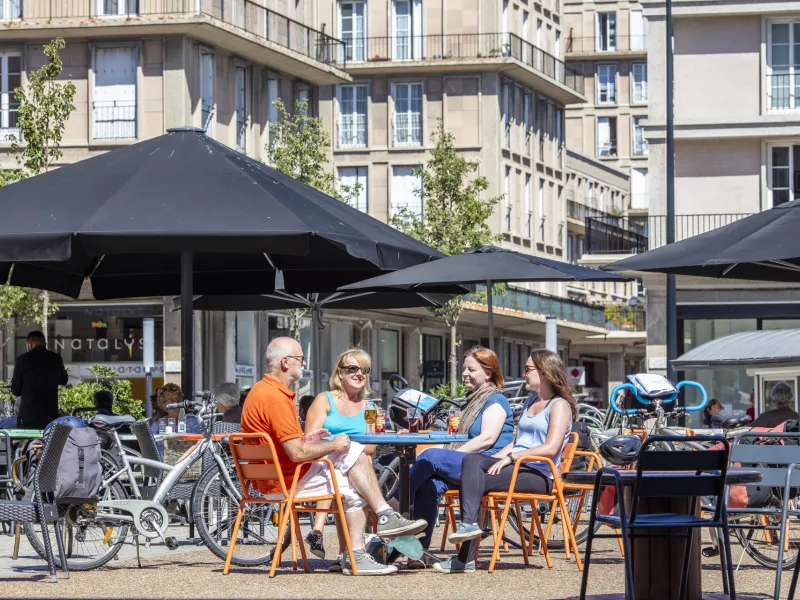 Pause en terrasse au Havre