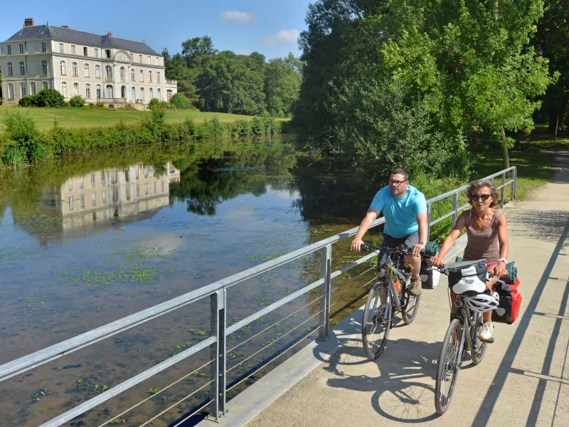 Passerelle d'Isle-Briand à vélo