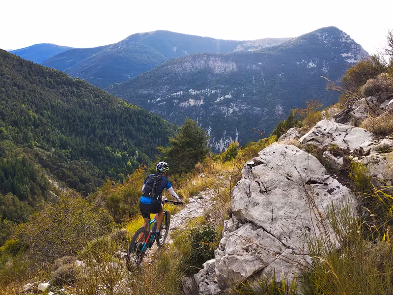 Vttiste sur la GT TransVerdon VTT