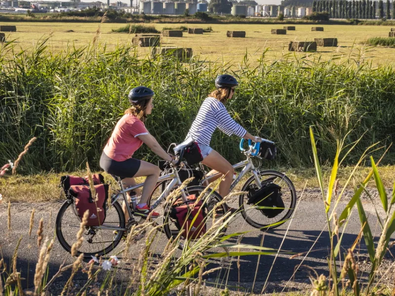 L'itinéraire de La Seine à vélo sur l'estuaire de la Seine