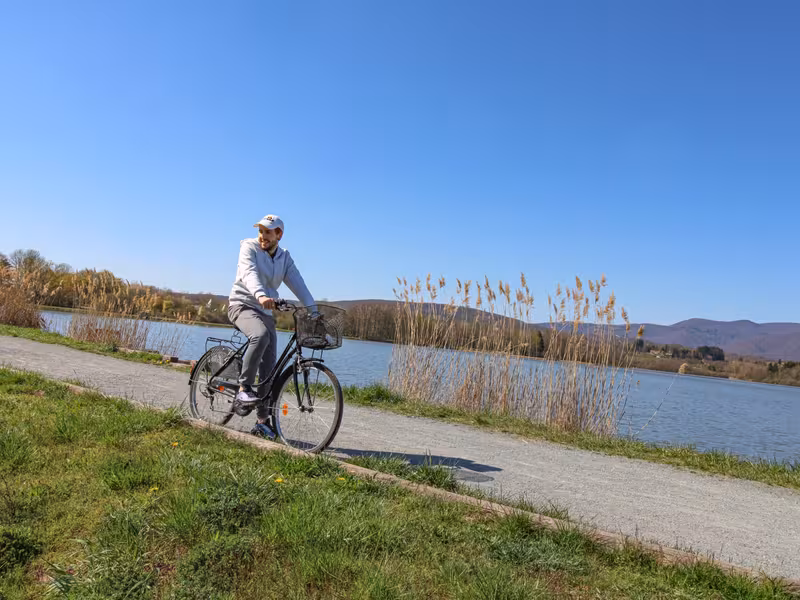 À vélo du côté de Malsaucy sur la francovélosuisse