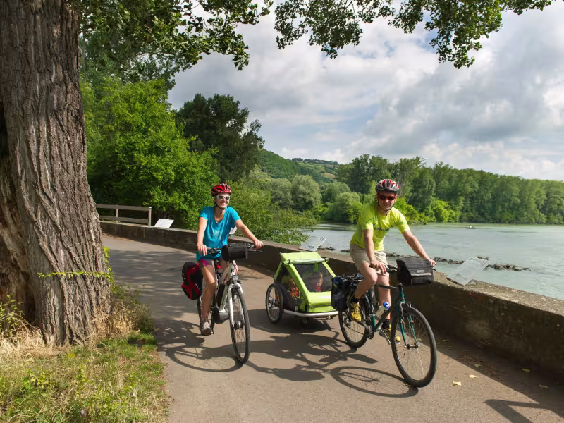 Vélo en famille autour de Condrieu et du Pilat Rhodanien