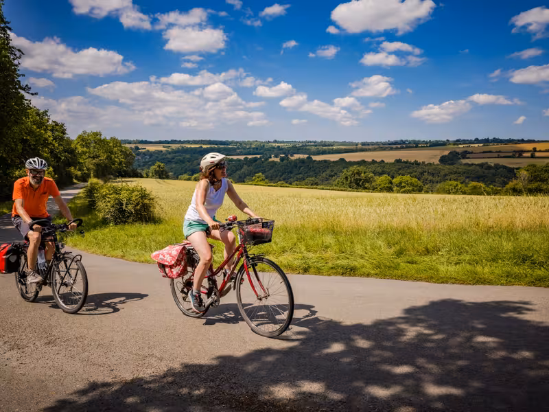 À vélo sur La Verdoyante