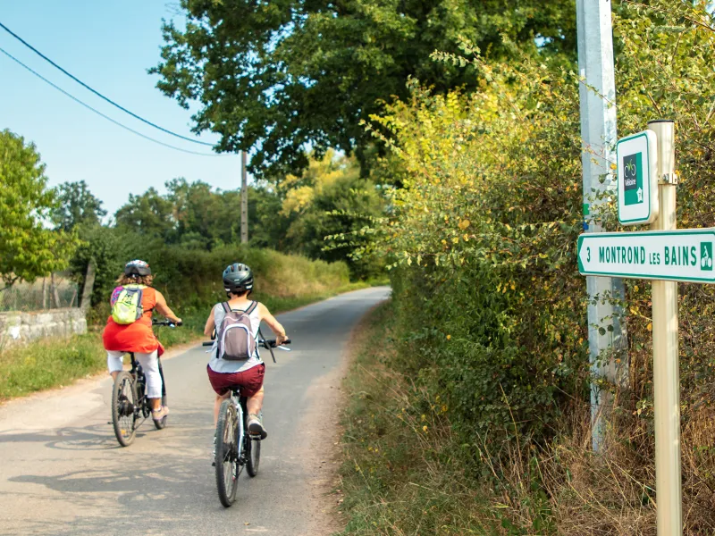 Balade à vélo sur la Véloire vers Montrond-les-Bains