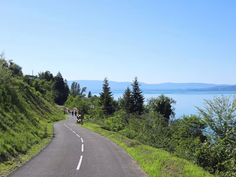 sortie de Saint-Gingolph direction Thonon