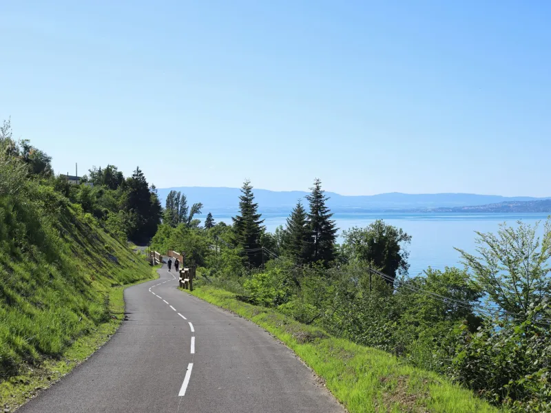 sortie de Saint-Gingolph direction Thonon