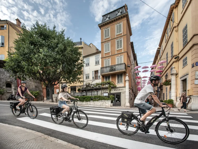 Visite de Grasse à vélo