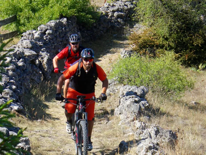VTT sur le plateau du Larzac
