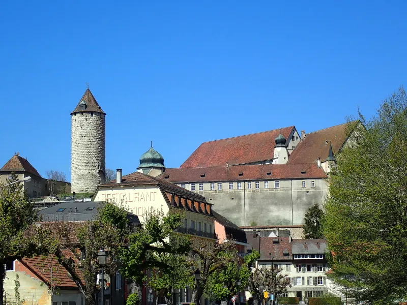 Vue sur Porrentruy en Suisse