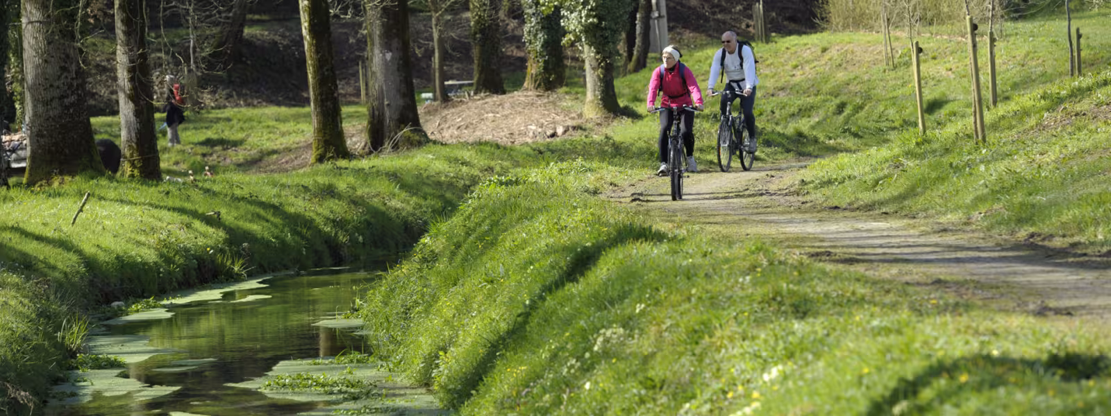 Rigole d'Hilvern à vélo - Voie 8