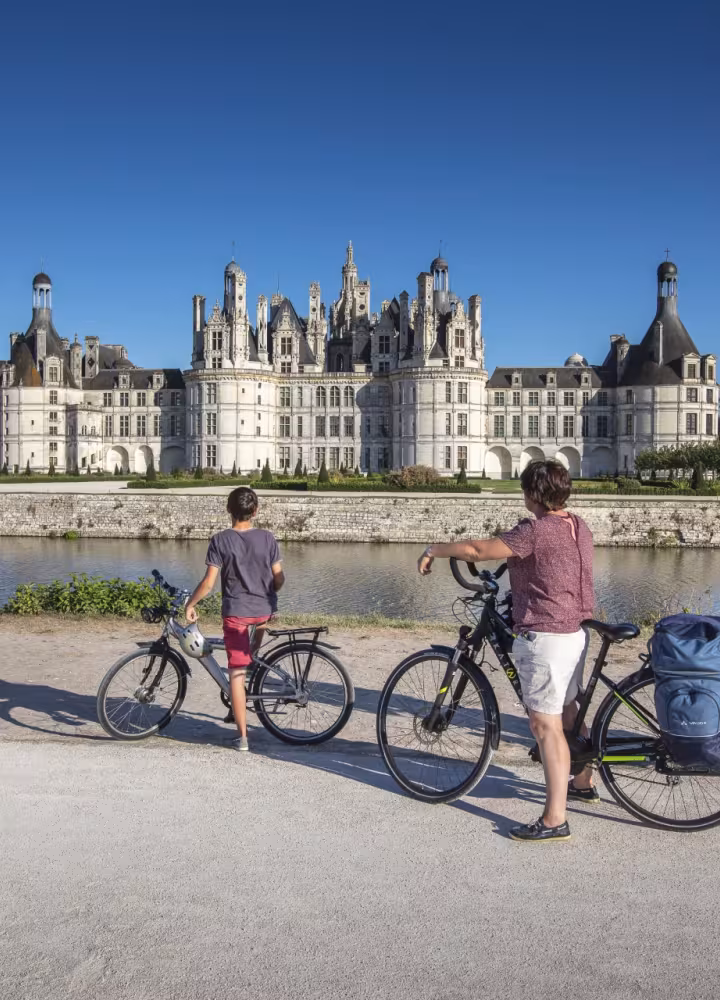 Château de Chambord à vélo