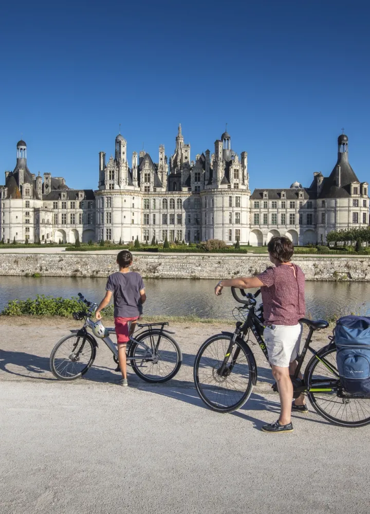 Château de Chambord à vélo