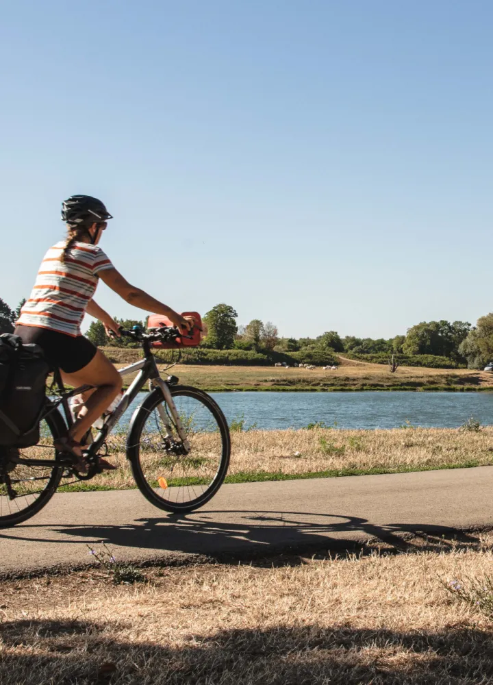 Entre Verdun et Gergy sur La Voie Bleue