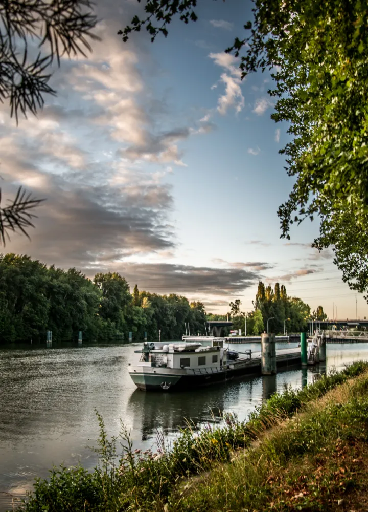 Van de ene naar de andere oever van de Oise