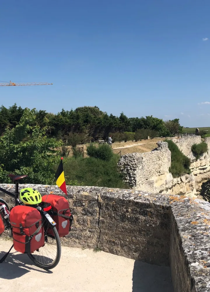 Sur les bords de La Gironde à vélo