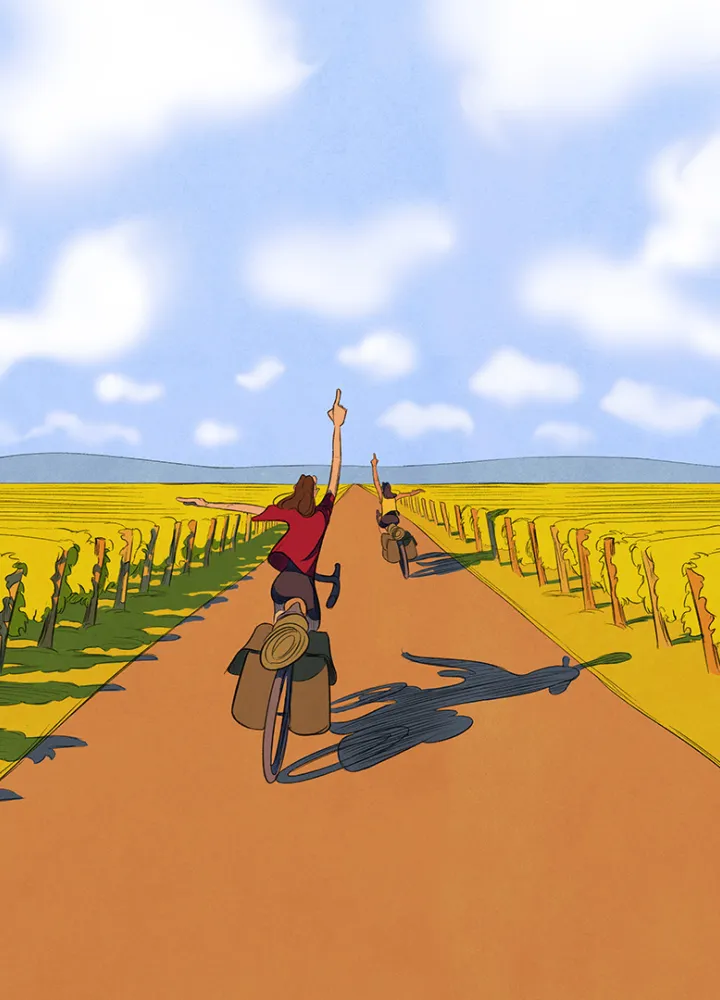 Extrait de la BD "La Ride"
