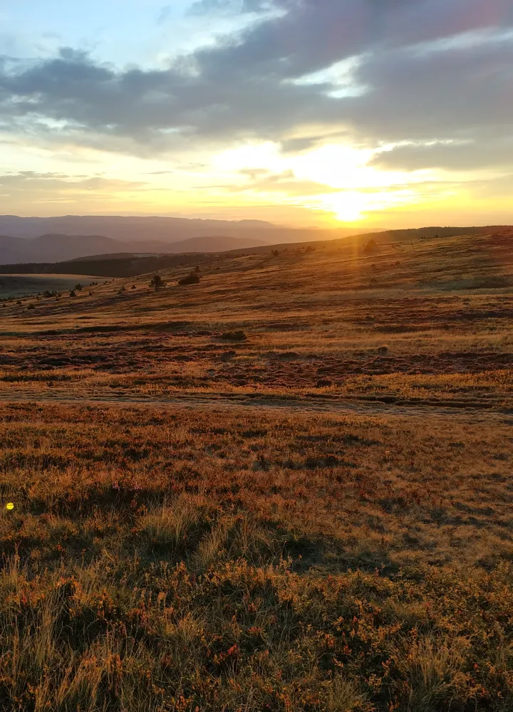 Lever de soleil sur le Mont Lozère - Sommet de Finiels