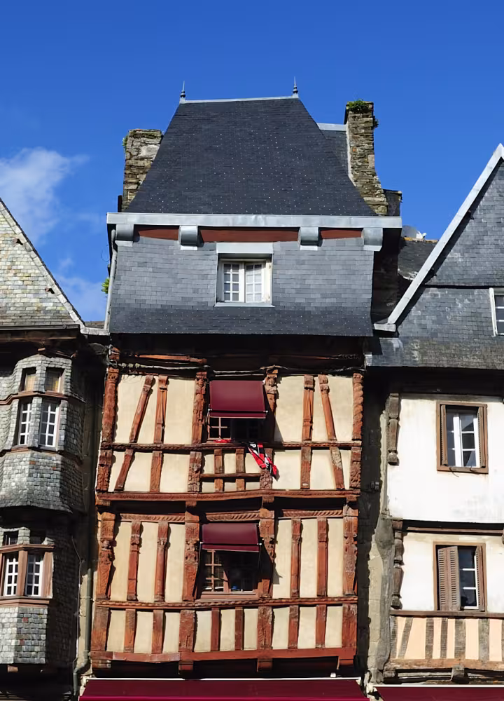 Maison à colombages à Lannion