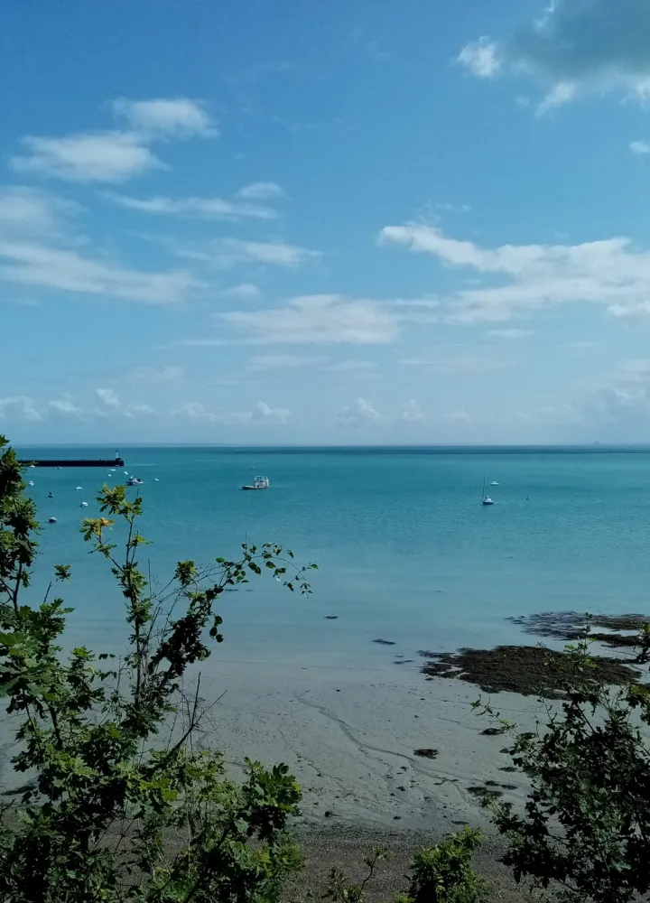 Vue sur la Manche à Cancale