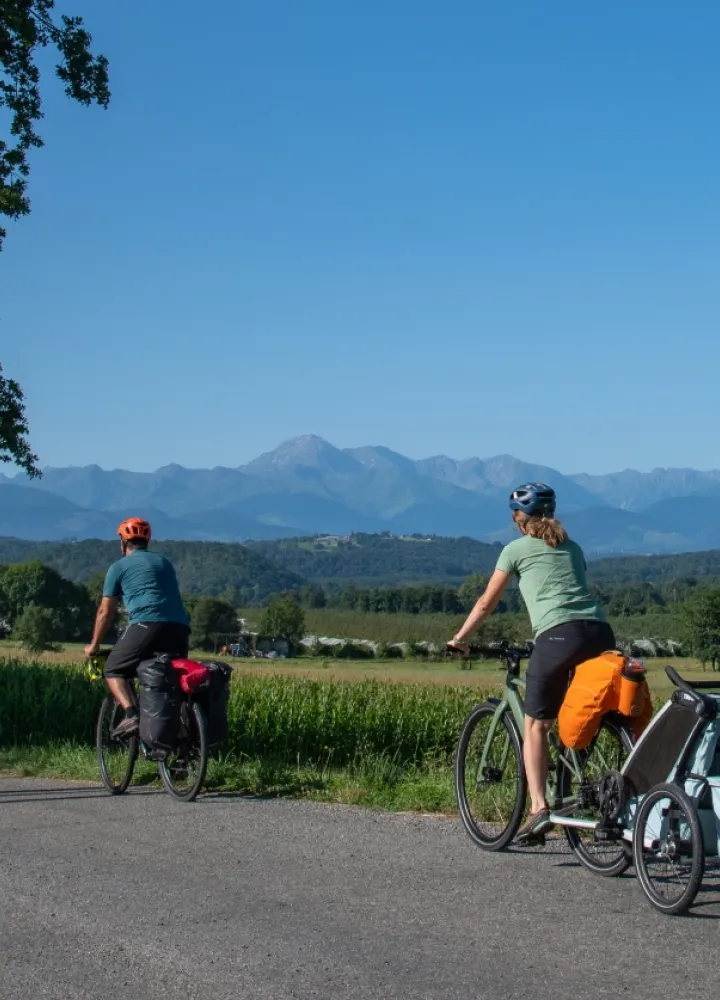 Sur la Vélosud à Peyraube 