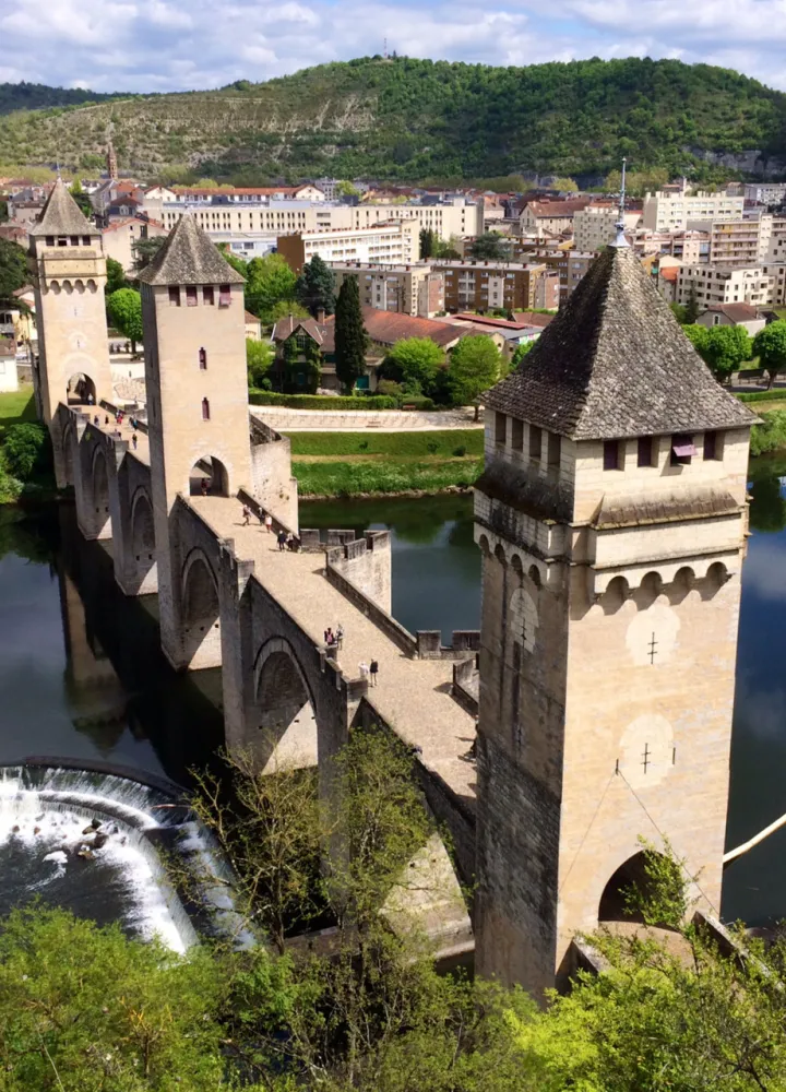 Pont de Valentré - Vallée du Lot à vélo