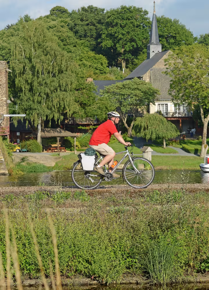 Port de Mayenne à vélo