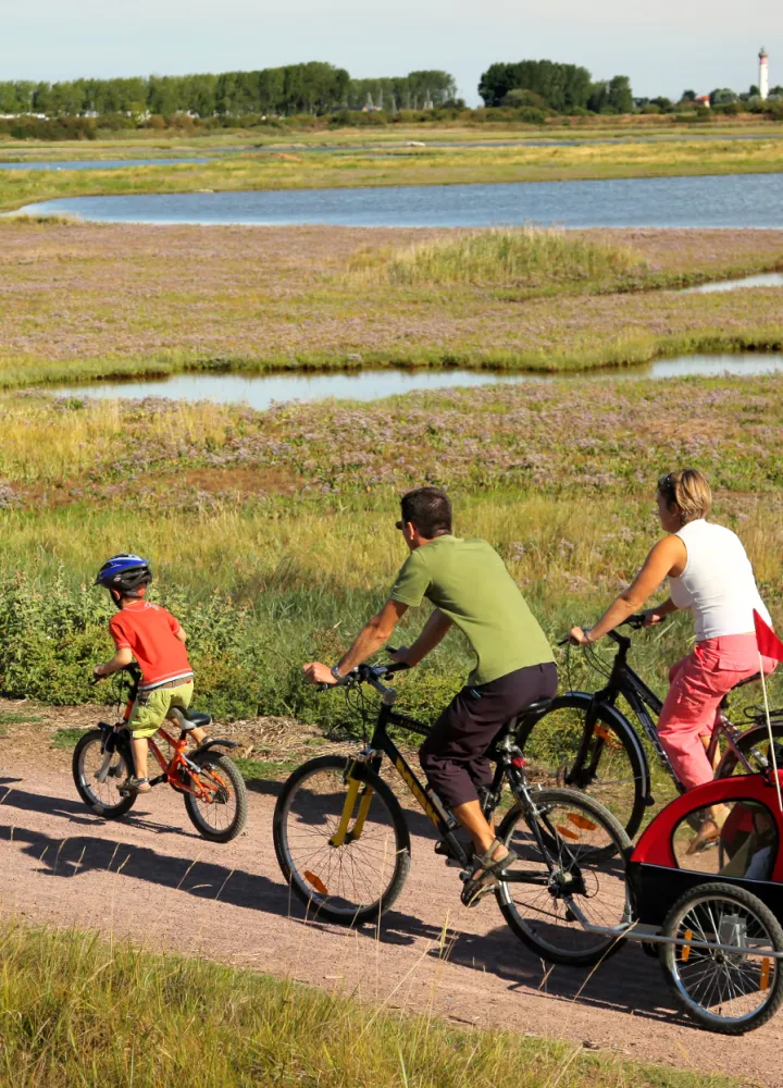 Rando vélo en famille à Sallenelles