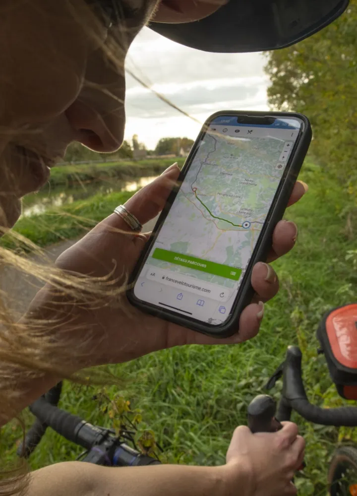 Suivre un itinéraire sur son smartphone