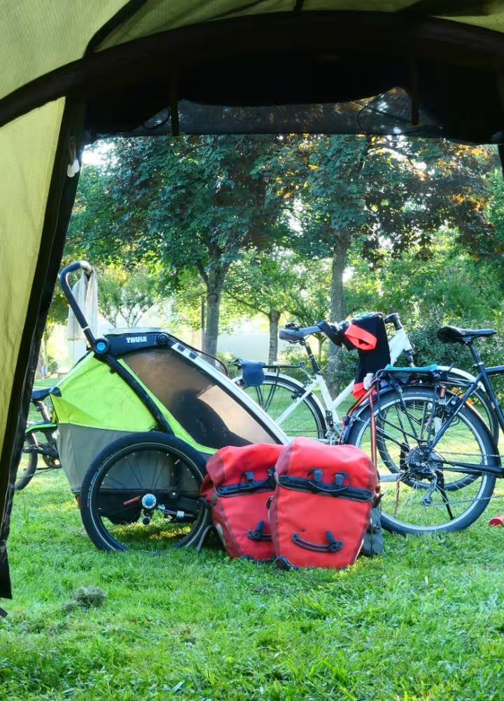 Tente et voyage à vélo